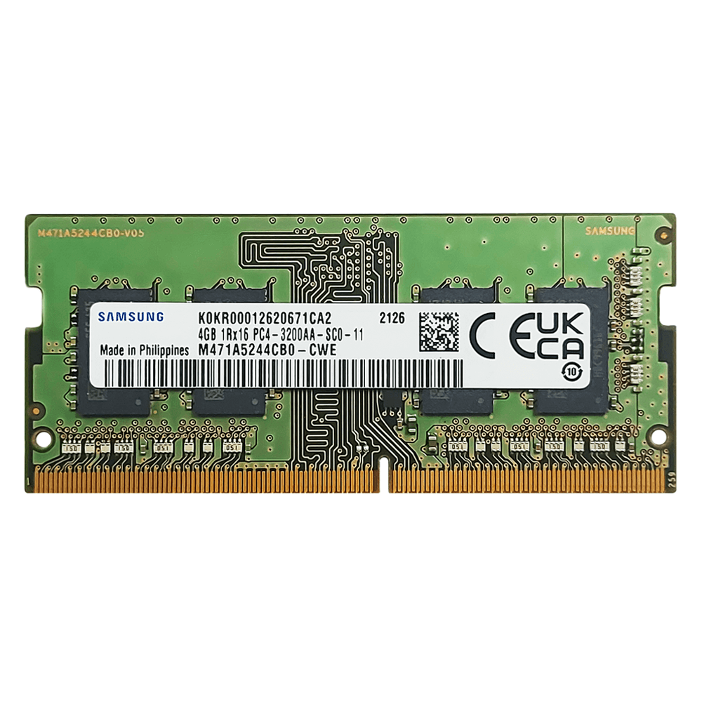 رم لپ تاپ سامسونگ 4 گیگابایت DDR4 با فرکانس 3200 مگاهرتز