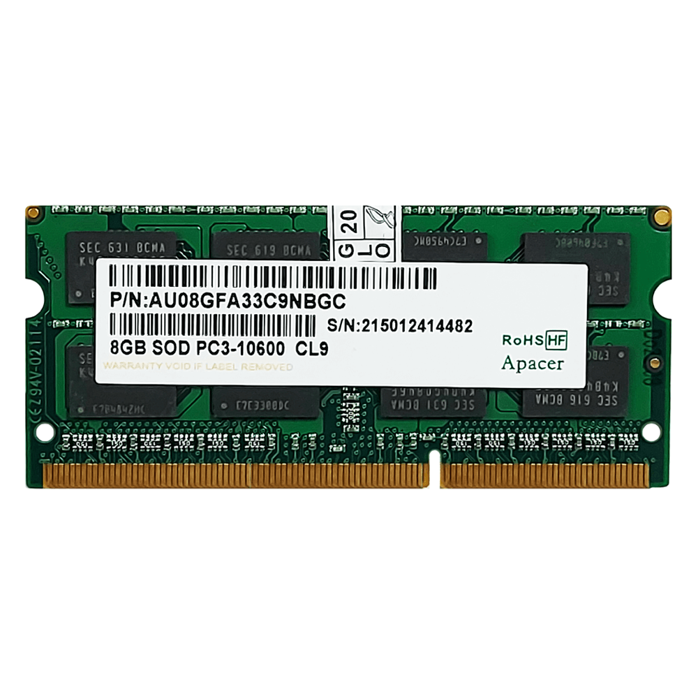 رم لپ تاپ اپیسر 8 گیگابایت DDR3 با فرکانس 1333 مگاهرتز
