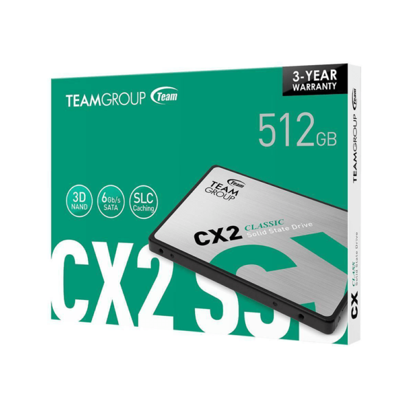 خرید و قیمت اس اس دی تیم گروپ SSD TeamGroup CX2 512GB